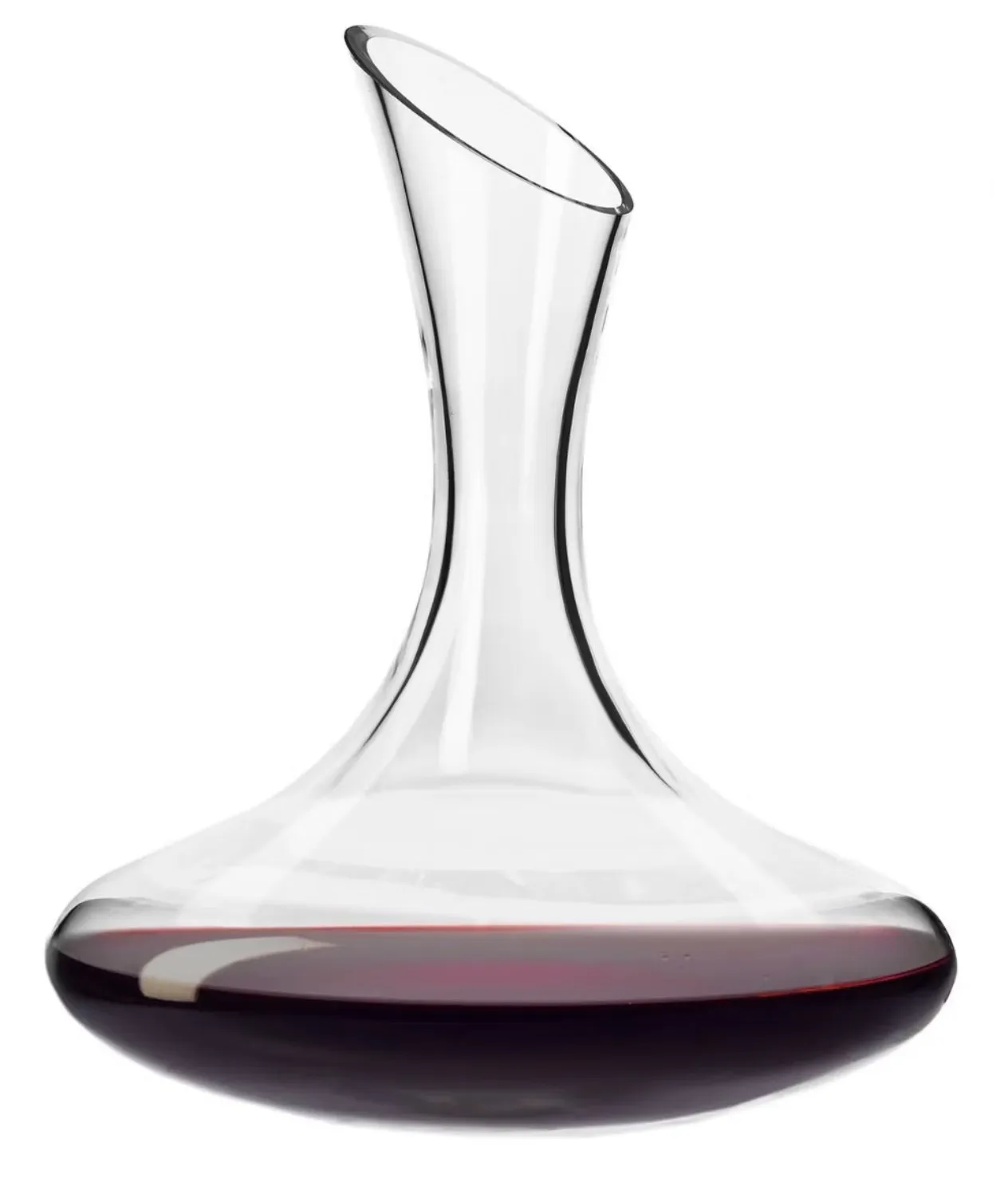 karafka do wina z szerokim dnem