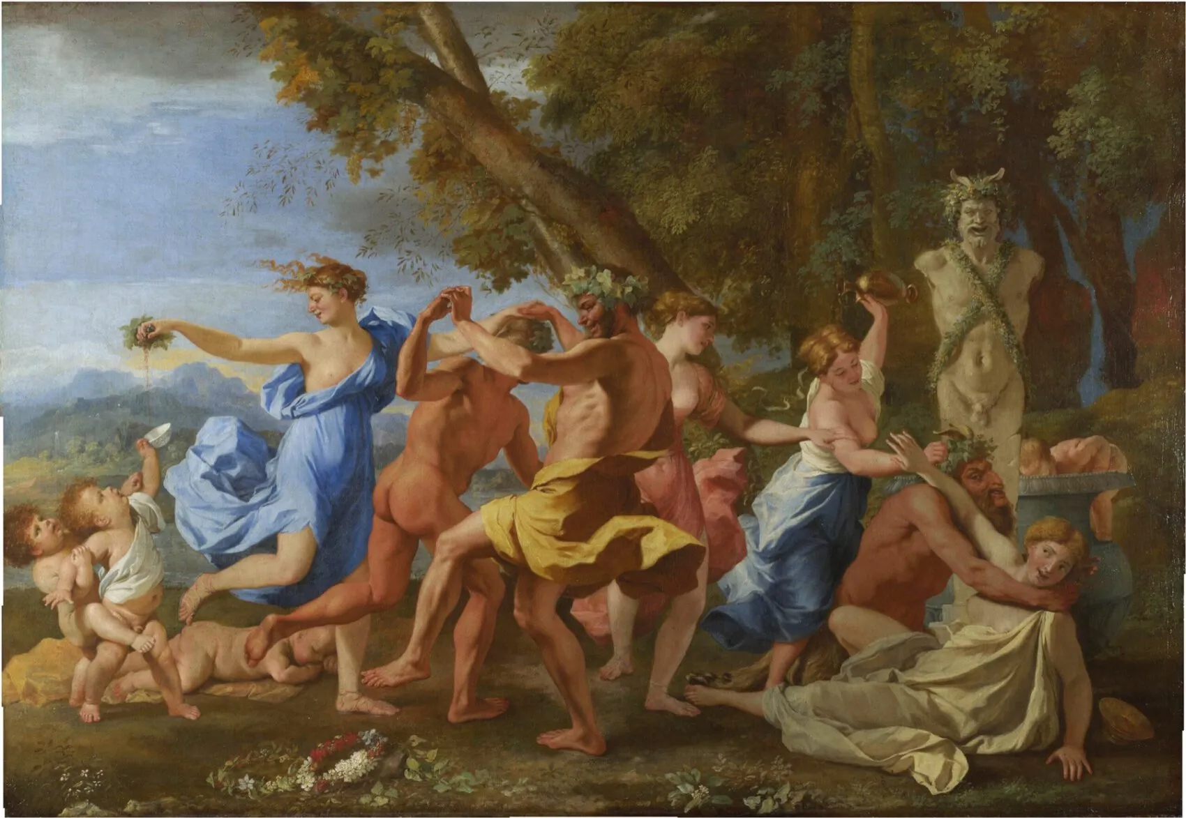 nicolas poussin bacchanale