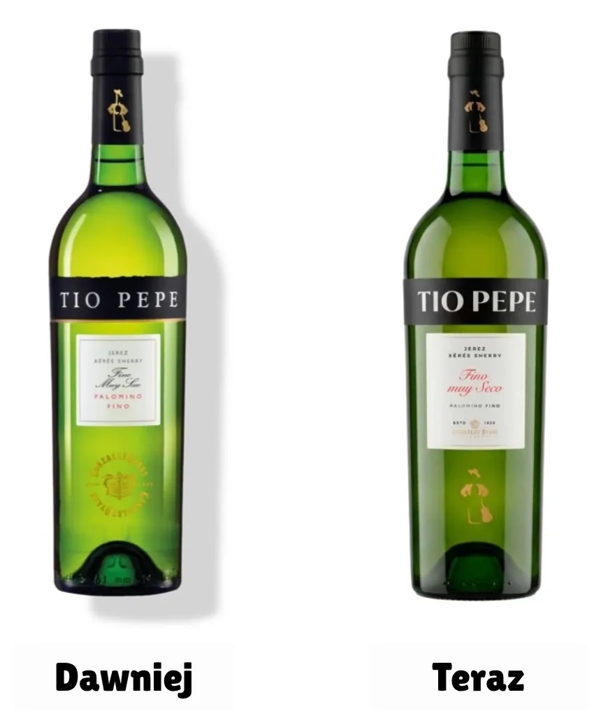Nowa butelka Tio Pepe